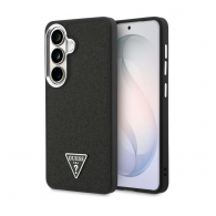 Maska Guess Fixed Glitter Triangle MagSafe za Samsung S26/ S941B crna