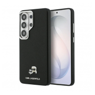 Maska Karl Lagerfeld Saffiano KC Metal Logo MagSafe za Samsung S26 Ultra/ S948B crna