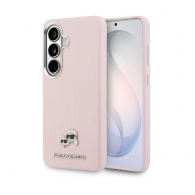 Maska Karl Lagerfeld Saffiano KC Metal Logo MagSafe za Samsung S26/ S941B roze