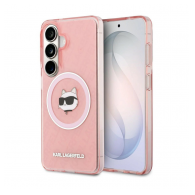 Maska Karl Lagerfeld IML Repeated Choupette MagSafe za Samsung S26/ S941B roze
