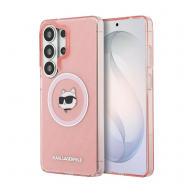 Maska Karl Lagerfeld IML Repeated Choupette MagSafe za Samsung S26 Ultra/ S948B roze