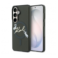 Maska Karl Lagerfeld IML KC Script MagSafe za Samsung S26/ S941B crna