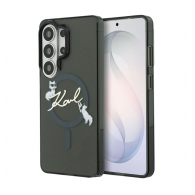 Maska Karl Lagerfeld IML KC Script MagSafe za Samsung S26 Ultra/ S948B crna