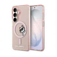 Maska Karl Lagerfeld IML Peekaboo Choupette MagSafe za Samsung S26/ S941B roze