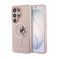 Maska Karl Lagerfeld IML Peekaboo Choupette MagSafe za Samsung S26 Ultra/ S948B roze