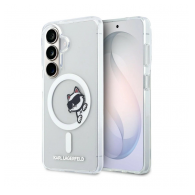 Maska Karl Lagerfeld IML Peekaboo Choupette MagSafe za Samsung S26/ S941B transparent