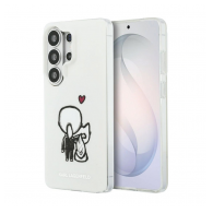 Maska Karl Lagerfeld IML Karl&Choupette MagSafe za Samsung S26 Ultra/ S948B bela