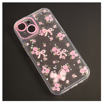 Maska Spring Romance za iPhone 15 Roselle