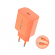 Kucni punjac REMAX Huiying CA10 GaN 40W sa kablom Type-C 65W narandzasti