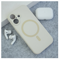 Maska Mag Case PureTone za iPhone 17 krem