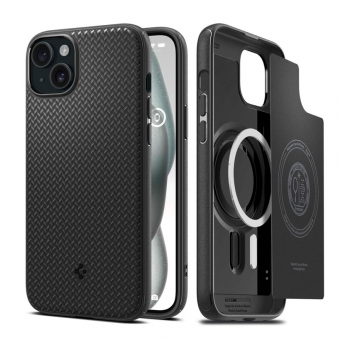Maska Spigen Mag Armor MagSafe za iPhone 15 mat crna