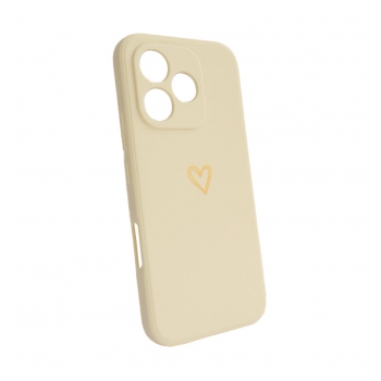 Maska Golden Heartbeat za Honor 600 Lite krem