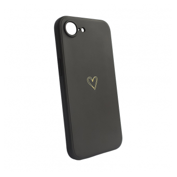 Maska Golden Heartbeat za iPhone 16e/ 17e crna