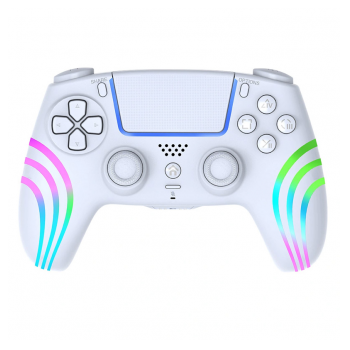 Joypad Honson RGB HS-PS5230W za PS5/ PS5 Pro/ PS5 Slim/ PC beli