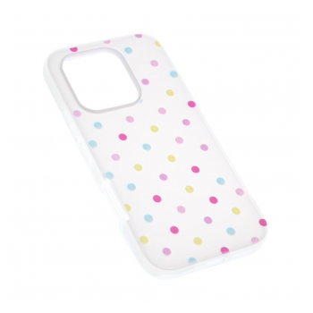 Maska Candy Dots za Honor 600 Lite bela