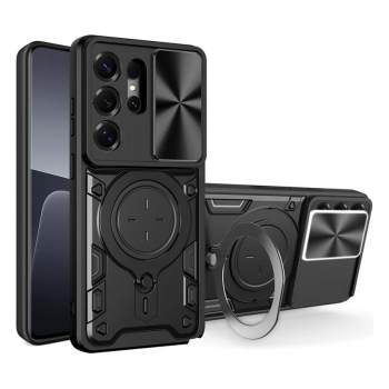 Maska Iron Shield Ring za Samsung S26 Ultra/ S948B crna