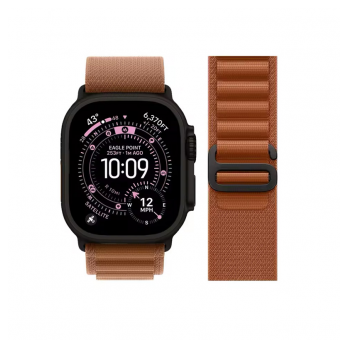 Narukvica za Apple Watch Ultra Strap Alpine Loop  Titanium 42/ 44/ 45/ 49 mm L terra cotta