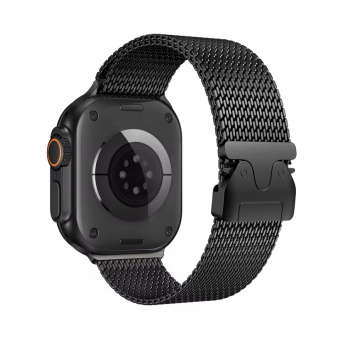 Narukvica za Apple Watch Milanese Loop Black Titanium M 42/ 44/ 45/ 49 mm