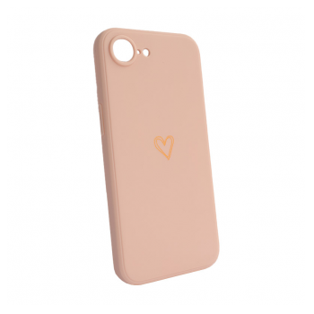 Maska Golden Heartbeat za iPhone 16e/ 17e roze