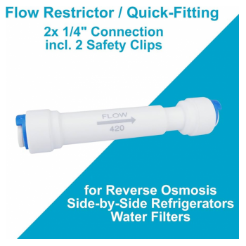 Frizzlife RO Flush ventil 1/4 300cc EF036-D