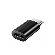 Adapter Type-C muski na Micro USB zenski crni