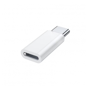 Adapter Type-C muski na Lightning zenski beli