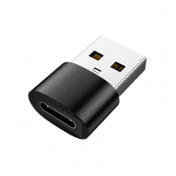 Adapter USB muski na Type-C zenski 2.0 crni