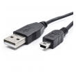Kabl USB na Mini USB coper 0,8m crni