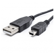 Kabl USB na Mini USB coper 0,8m crni