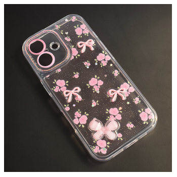 Maska Spring Romance za iPhone 16 Roselle