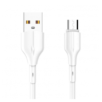 Kabel LDNIO LS841 25W Fast micro USB beli 1m