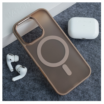 Maska Mag Case Candy Shield za iPhone 16 Pro braon