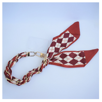Traka oko ruke Elegant twist crvena