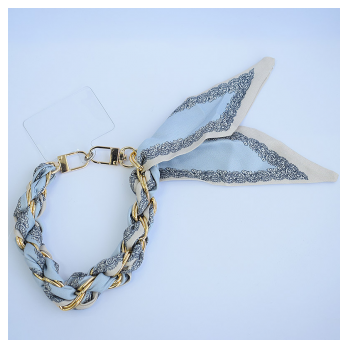 Traka oko ruke Elegant twist plava