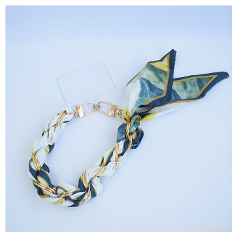 Traka oko ruke Elegant twist narandzasto zelena