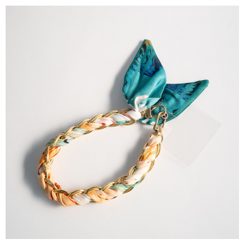 Traka oko ruke Elegant twist narandzasto zelena
