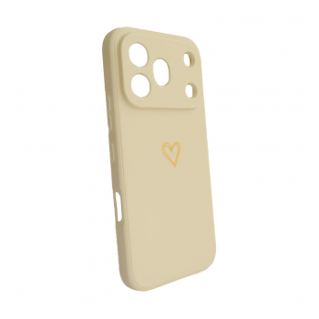 Maska Golden Heartbeat za Honor 600/ 600 Pro krem