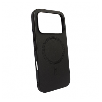 Maska Mag Case Smooth Leather za Honor 600/ 600 Pro crna