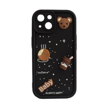 Maska Sweet Coffe za iPhone 15 crna