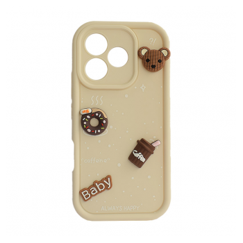 Maska Sweet Coffe za Honor 600 Lite bela