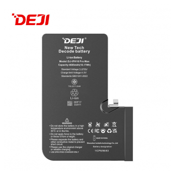 Baterija DEJI (Decode) za iPhone 16 Pro Max (4685 mAh) High Capacity