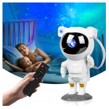Astronaut projektor lampa M18 bela
