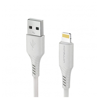 Kabel KONFULON DC106 USB na Lightning beli 1m