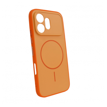 Maska Mag Case Matte Line za Honor 600 narandzasta