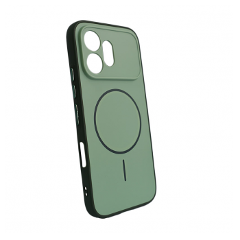 Maska Mag Case Matte Line za Honor 600 zelena