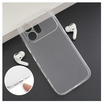 Maska Skin Silikon with pluggy za Honor 600 transparent