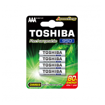 Toshiba AAA 1/4 1.2V 950mAh Ni-MH punjive pakovanje 4 kom