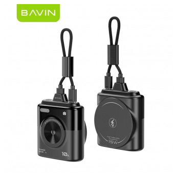 Power Bank Bavin Mag Charger PC1186 10000 mAh crni