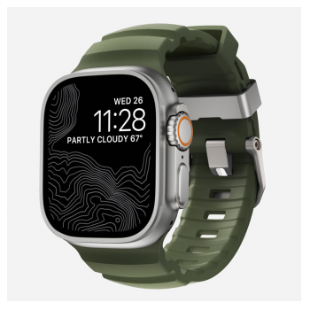 Narukvica za Apple watch Nomad Rocky Point natural Forest 44/ 45/ 46/ 49 mm