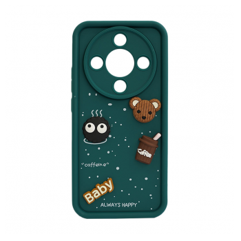 Maska Sweet Coffe za Honor Magic 8 Lite/ X9d tirkiz zelena